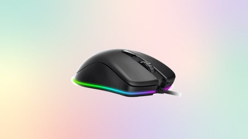 DareU EM908X được trang bị cảm biến quang học với độ phân giải tối đa 6400 DPI