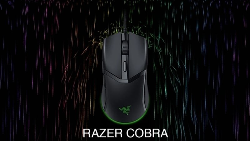 Chuột gaming Razer Cobra tíchsở hữu thiết kế nhỏ gọn, thoáng khí