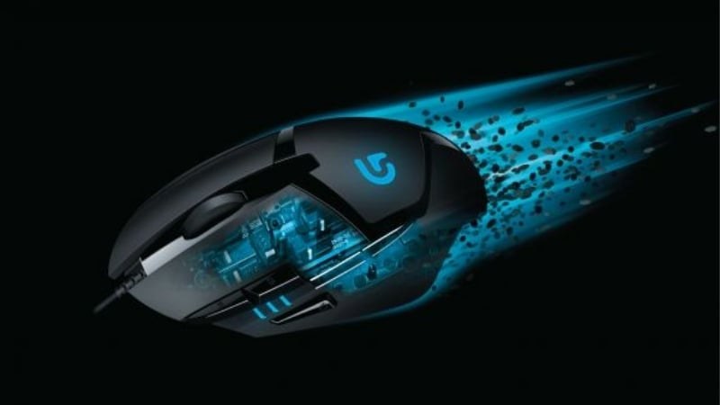Chuột G402 Hyperion Fury được trang bị cảm biến quang học hiệu suất cao