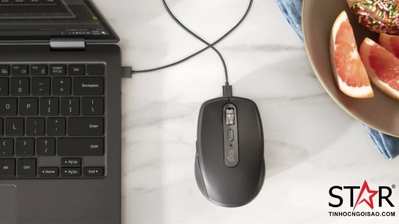 Chuột Logitech MX Anywhere 3S có thời lượng pin ấn tượng