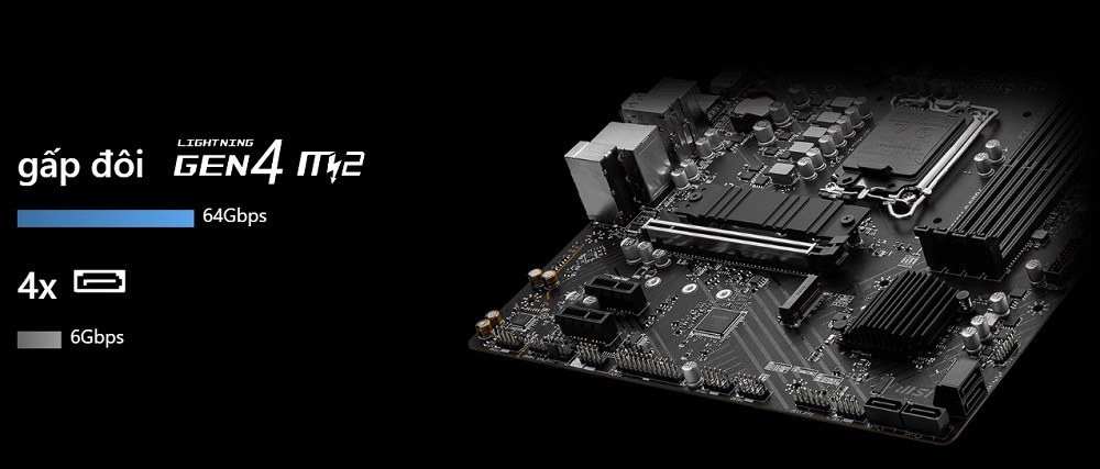 MAINBOARD MSI PRO B760M-P DDR4