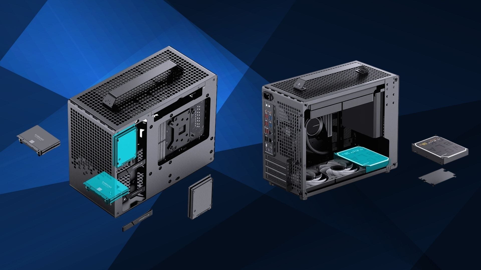 Thùng máy Jonsbo Z20 Micro-ATX Black - Đa dạng lưu trữ