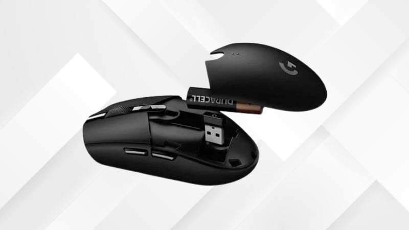 Chuột không dây Logitech G304 Lightspeed có thời lượng sử dụng pin lâu dài