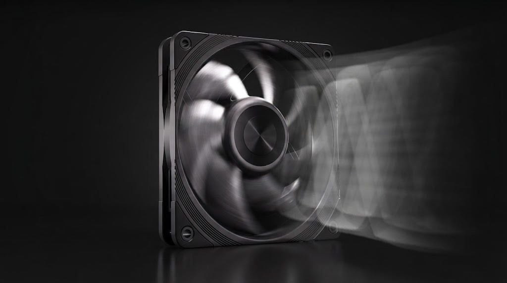 Quạt tản nhiệt PC Jungle Leopard P2 APEX | 120mm, Dual Ball Bearing, Không LED, Đen