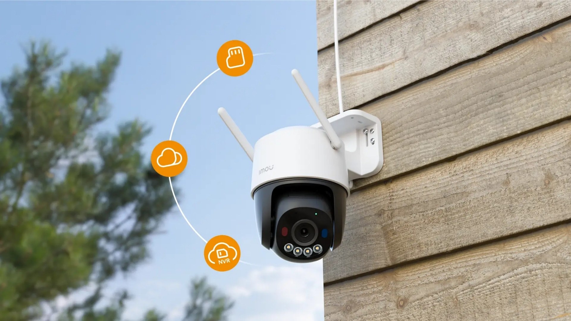Camera ngoài trời IMOU IPC-K7FP-8V0N Cruiser SC 8MP - lưu trữ đa dạng