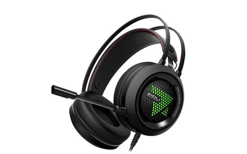 Tai Nghe Zidli ZH6 Gaming Led (Đen) có thiết kế gọn nhẹ, đơn giản