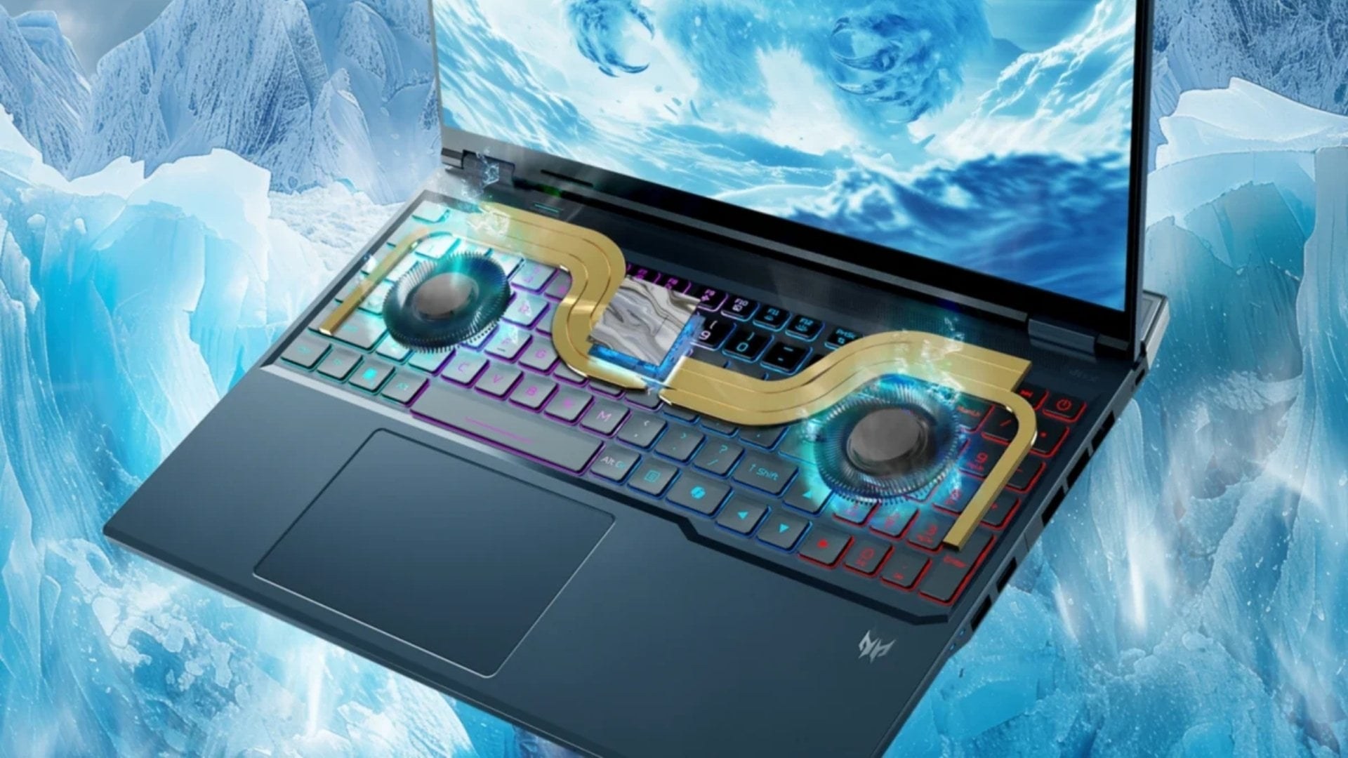 Laptop gaming Acer Predator Helios Neo 16 PHN16-I31-72XE - Hệ thống tản nhiệt Predator