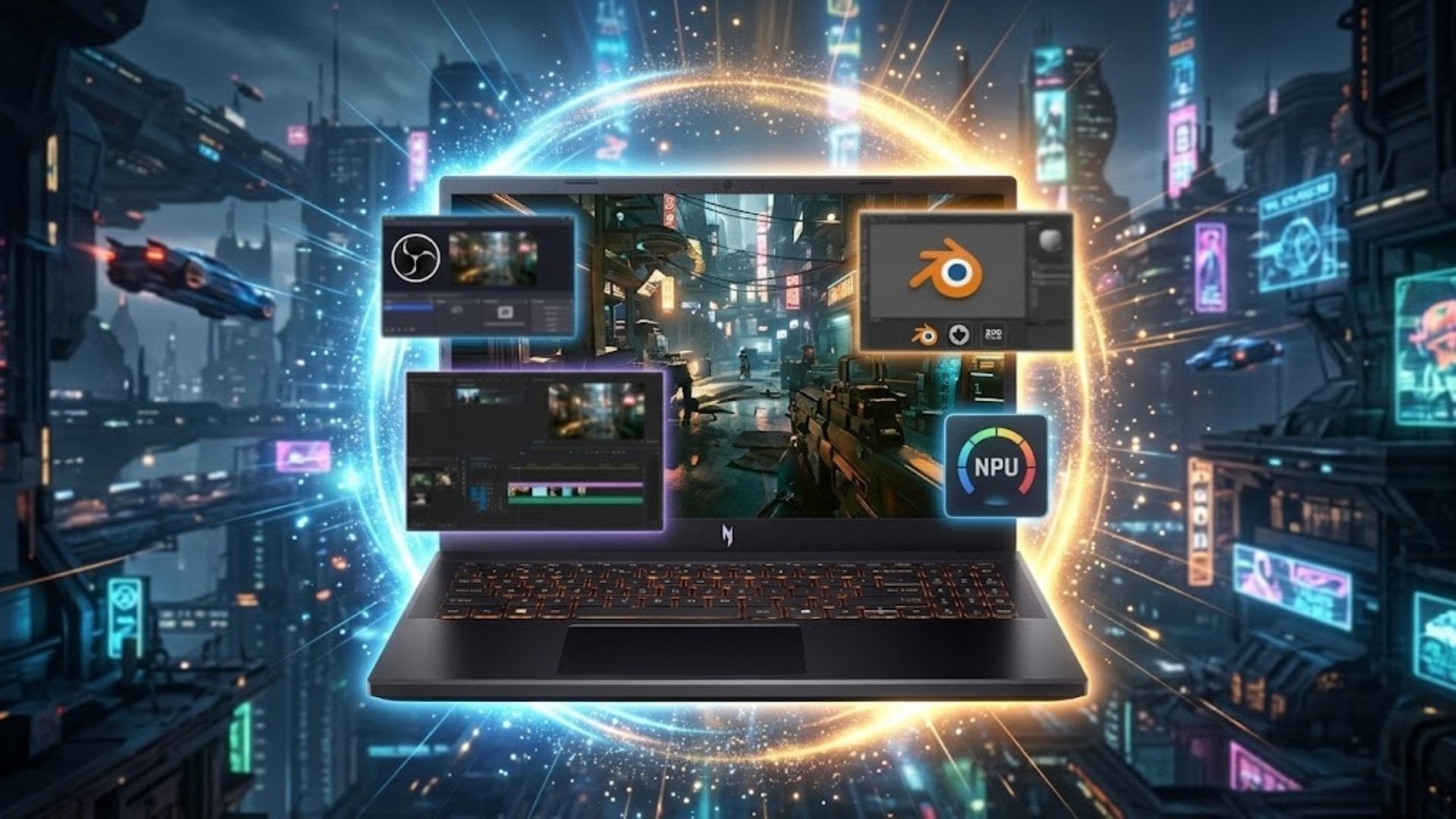 Laptop gaming Acer Nitro ProPanel ANV15-52-72BM - Mở rộng đáng kể giới hạn xử lý đa nhiệm hiện đại