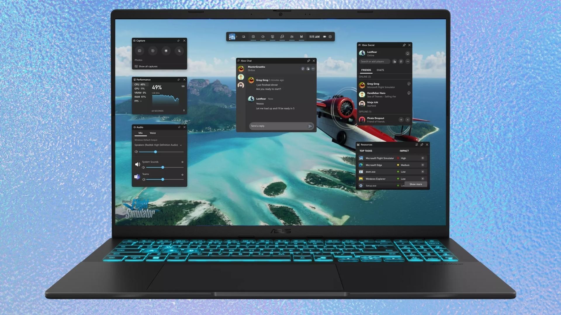 Laptop Gaming ASUS V16 V3607VH - Màn hình rộng rãi sắc nét