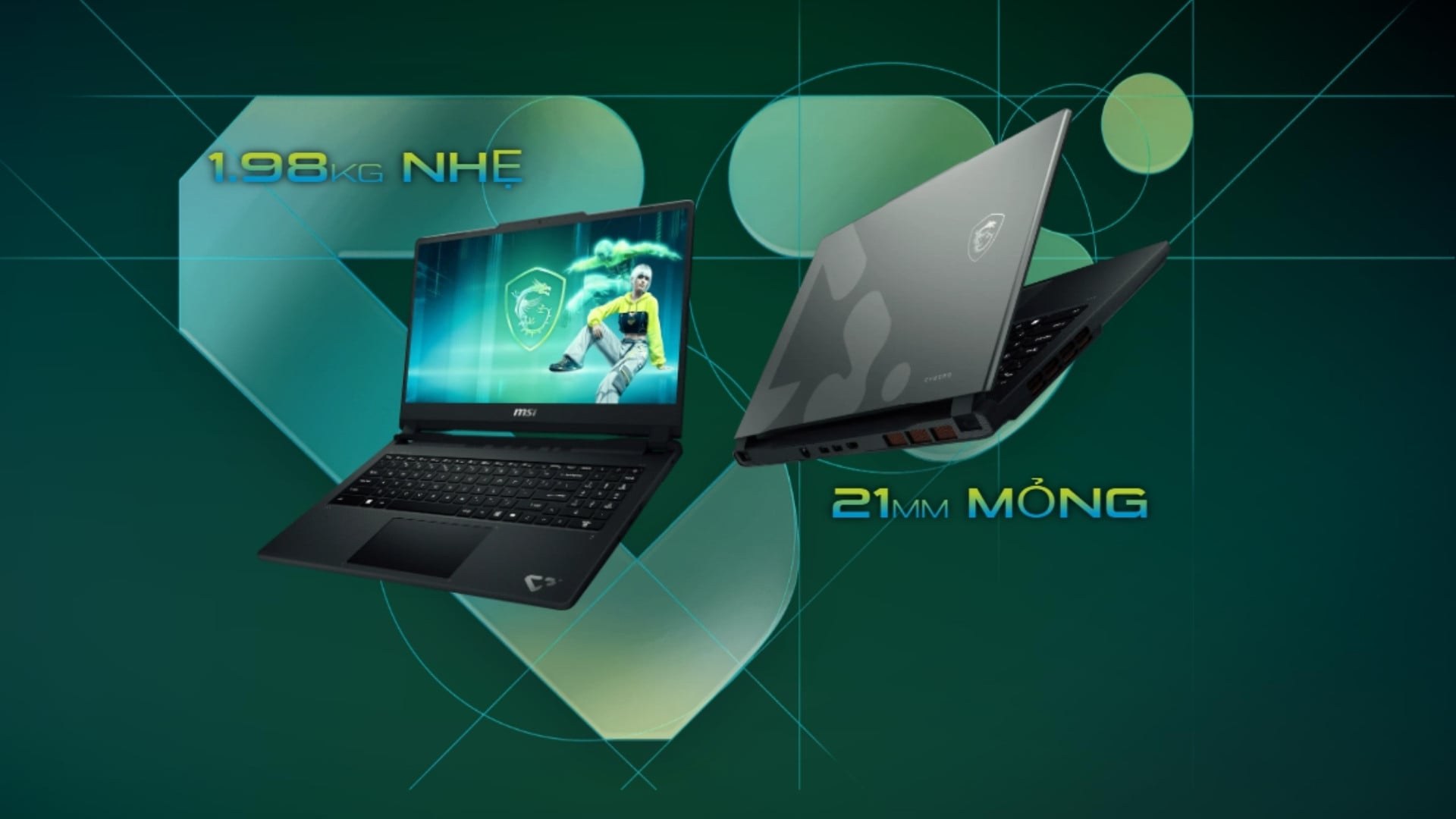 MSI Cyborg 15 C13WEO-417VN - Sẵn Win 11