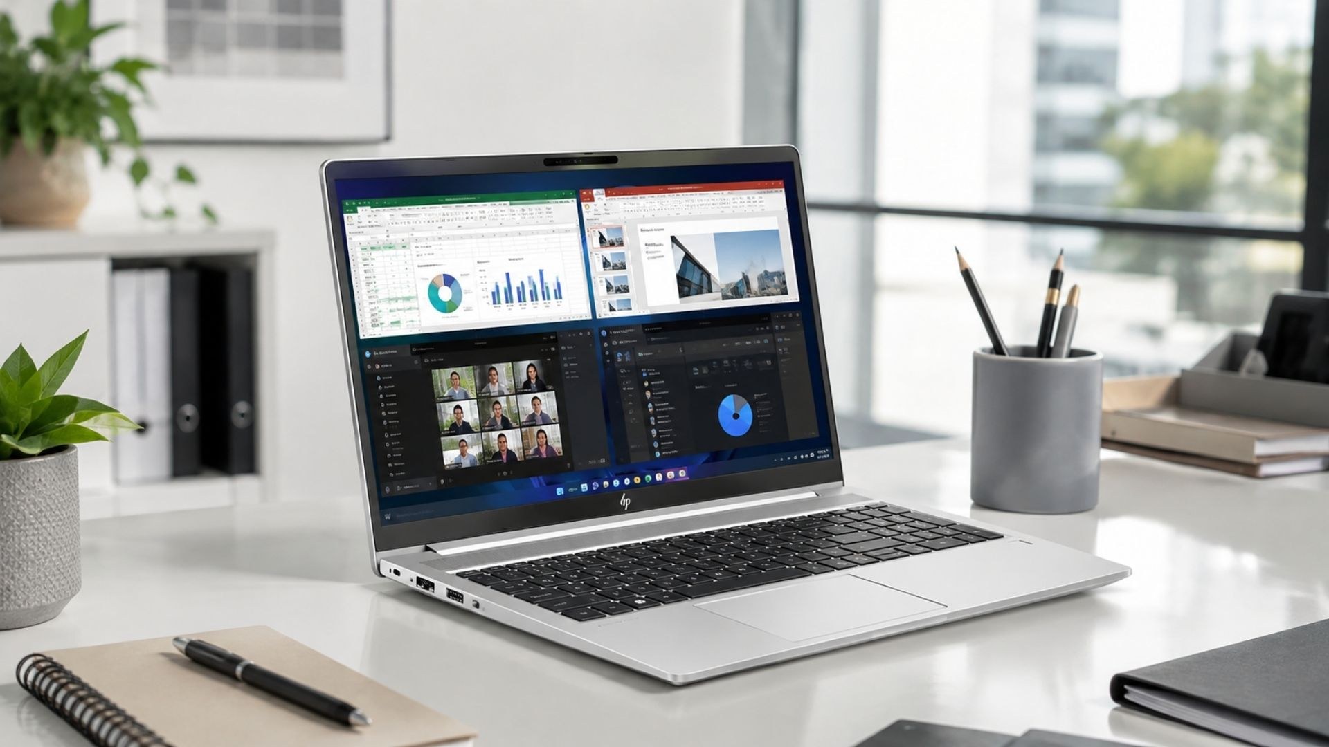 Trang bị bộ vi xử lý Intel Core i5-1334U với 10 nhân, 12 luồng và tốc độ tối đa lên đến 4.6GHz, laptop HP đảm bảo hiệu năng mạnh mẽ