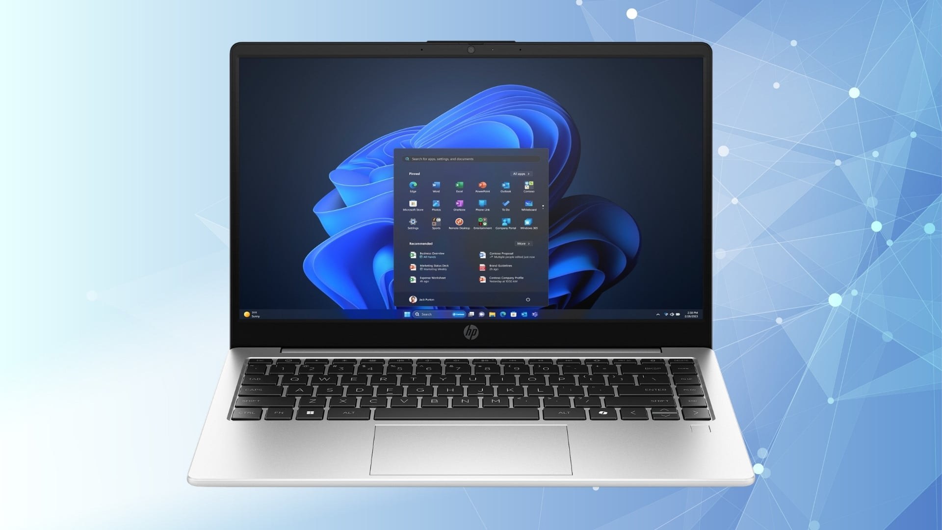 Laptop văn phòng HP 240R G10 (CC9B9PT) - Màn hình sắc nét