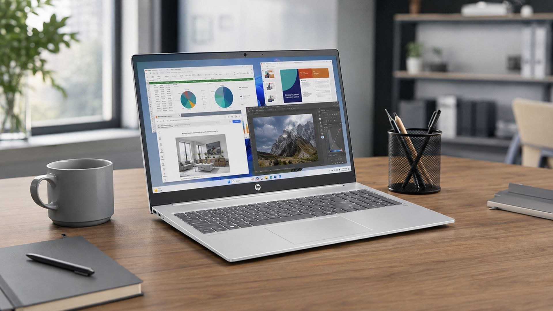 HP OmniBook 5 16-AG1067AU - Màn hình 16 inch rộng rãi, Ryzen AI 7 xử lý đa nhiệm nhanh
