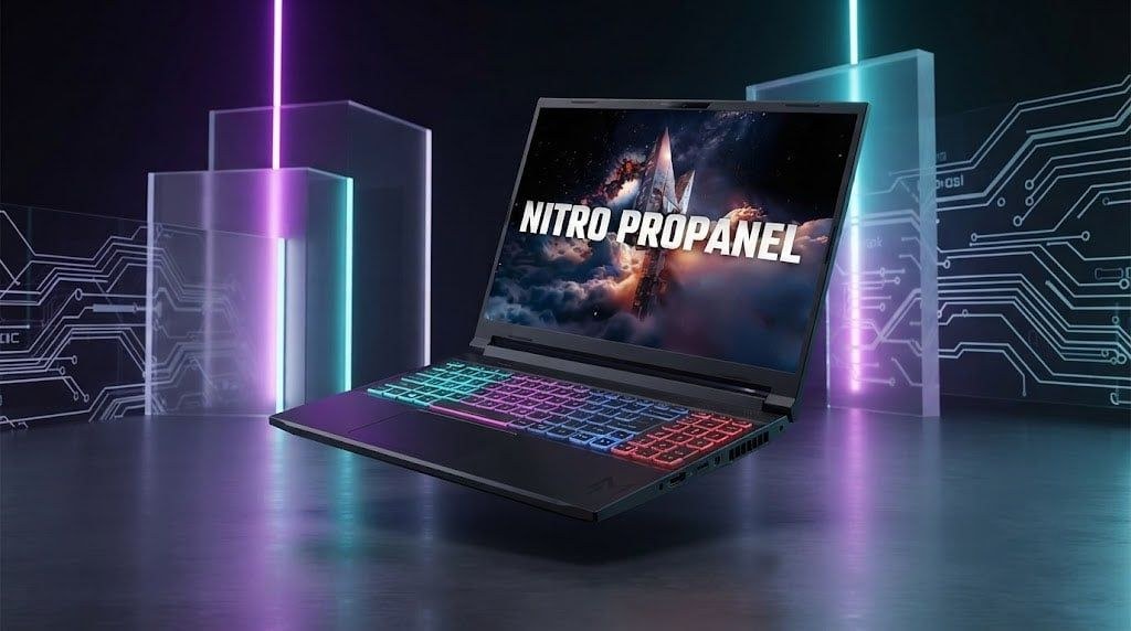 Laptop gaming AI Acer Nitro ProPanel ANV16S-61-R0B8 | R5 AI 340, 16GB, SSD 512GB, RTX 5050 8GB, 16