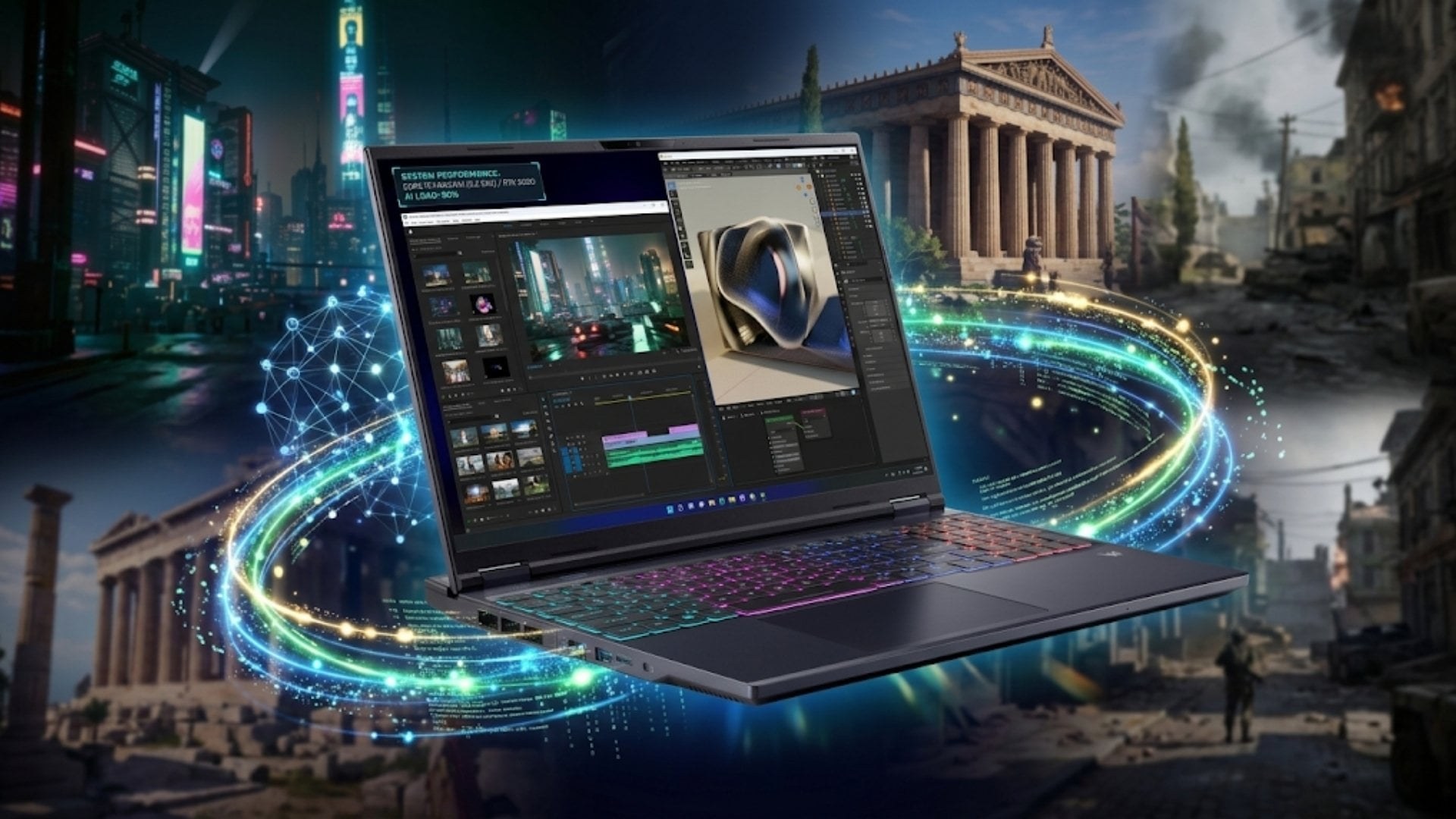 Laptop Gaming Acer Predator Helios Neo 16 PHN16-I31-74MN - Sức mạnh AI Gaming thế hệ mới cho game thủ chuyên nghiệp