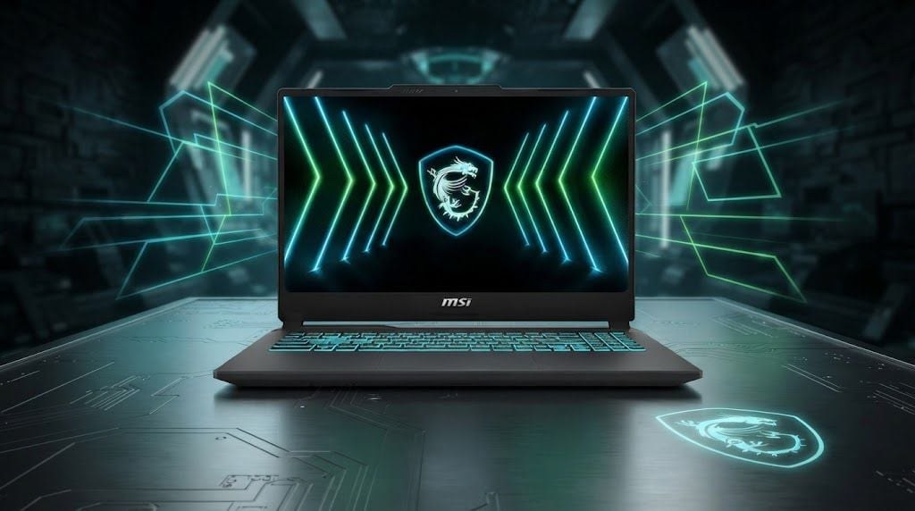 Laptop Gaming MSI Cyborg 15 Black Edition A13VEO-2610VN | i5-13420H, 16GB DDR5, SSD 512GB NVMe, 15.6