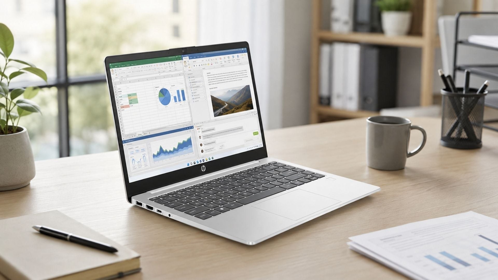 HP 14 C89ZSPA - Laptop 14 inch gọn nhẹ, cấu hình tốt cho công việc hằng ngày