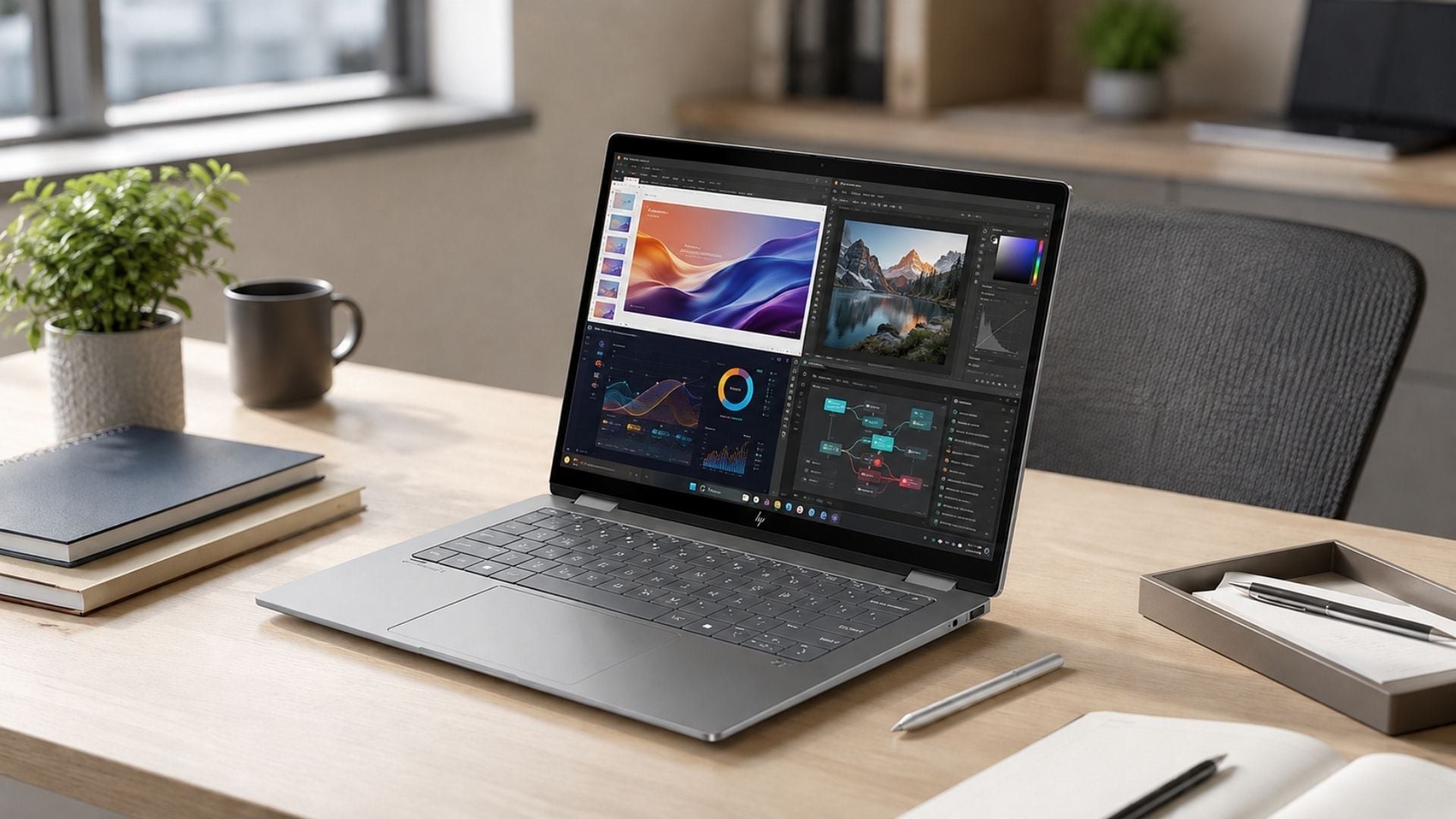 HP OmniBook X Flip 14-fk0082AU - Laptop 2-in-1 mạnh mẽ với Ryzen AI 7, RAM 32GB và SSD 1TB