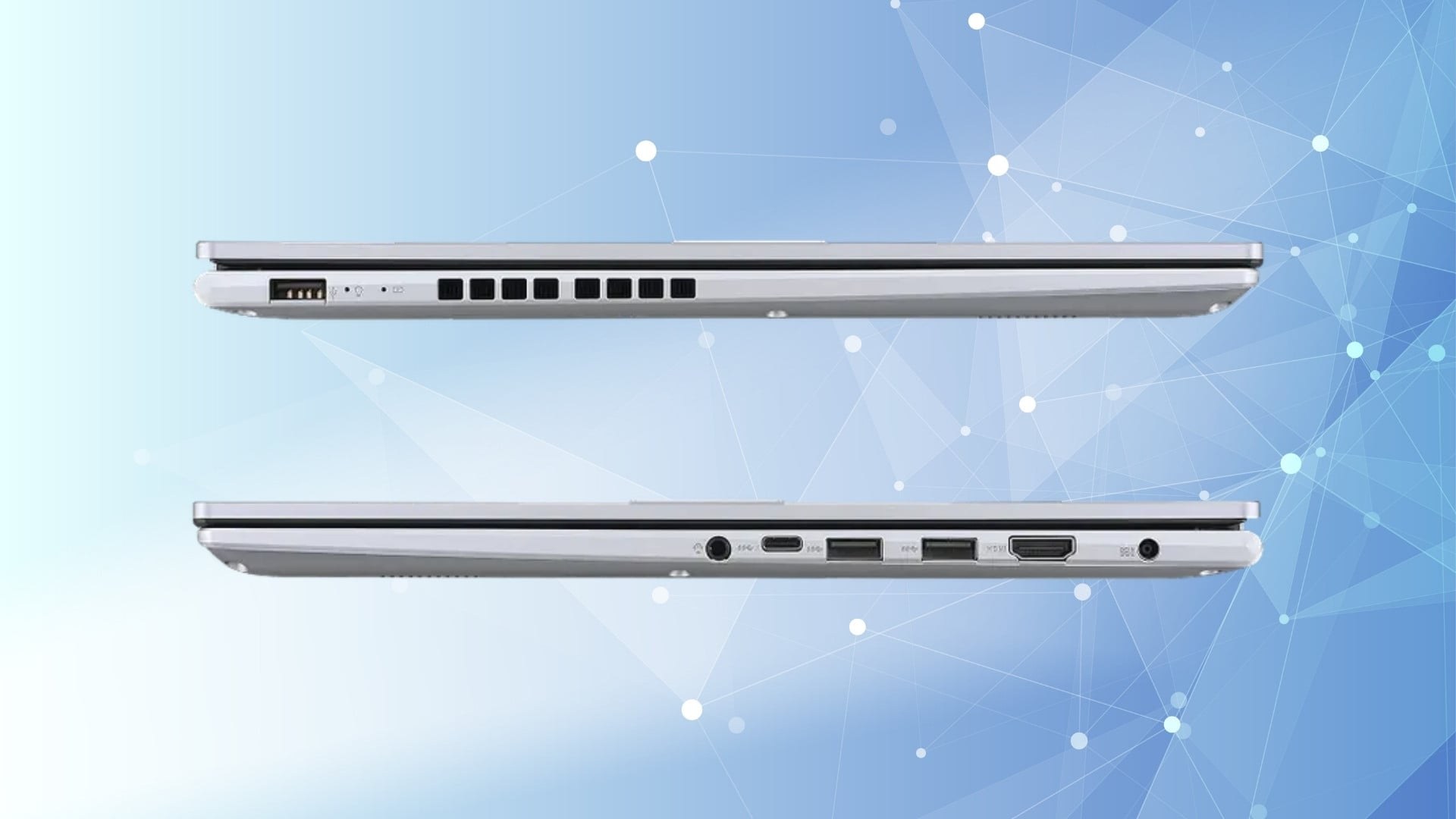 Laptop văn phòng ASUS Vivobook X1605VA-MB1826W - Đầy đủ cổng kết nối