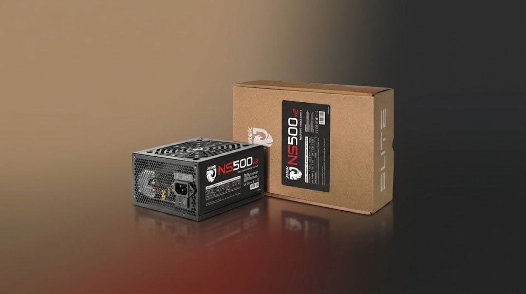 Nguồn máy tính Jetek NS500 V2 | 350W, Non Modular, ATX