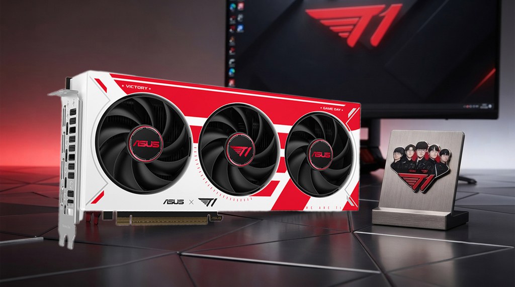 Card màn hình ASUS T1 GeForce RTX 5060 Ti OC Gaming (T1-RTX5060TI-O8G-GAMING) | 8GB GDDR7, PCIe 5.0, 2.5 Slot, T1 Edition
