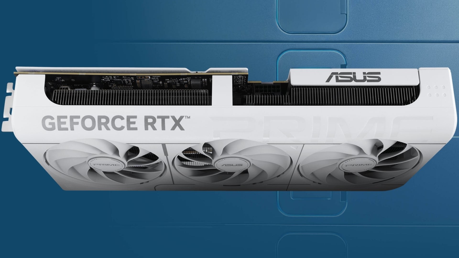 Card màn hình ASUS RTX 5070 PRIME OC White 12GB GDDR7 – Hệ thống tản nhiệt Axial-tech