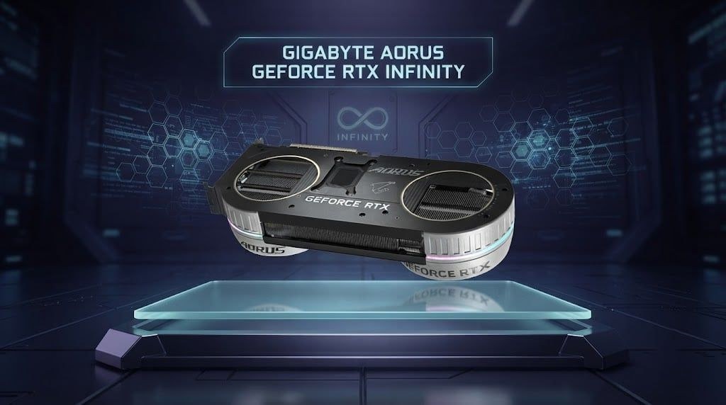 Card màn hình Gigabyte AORUS GeForce RTX 5070 Ti INFINITY 16G | 16GB GDDR7, 8960 CUDA, 28Gbps, PCIe 5.0