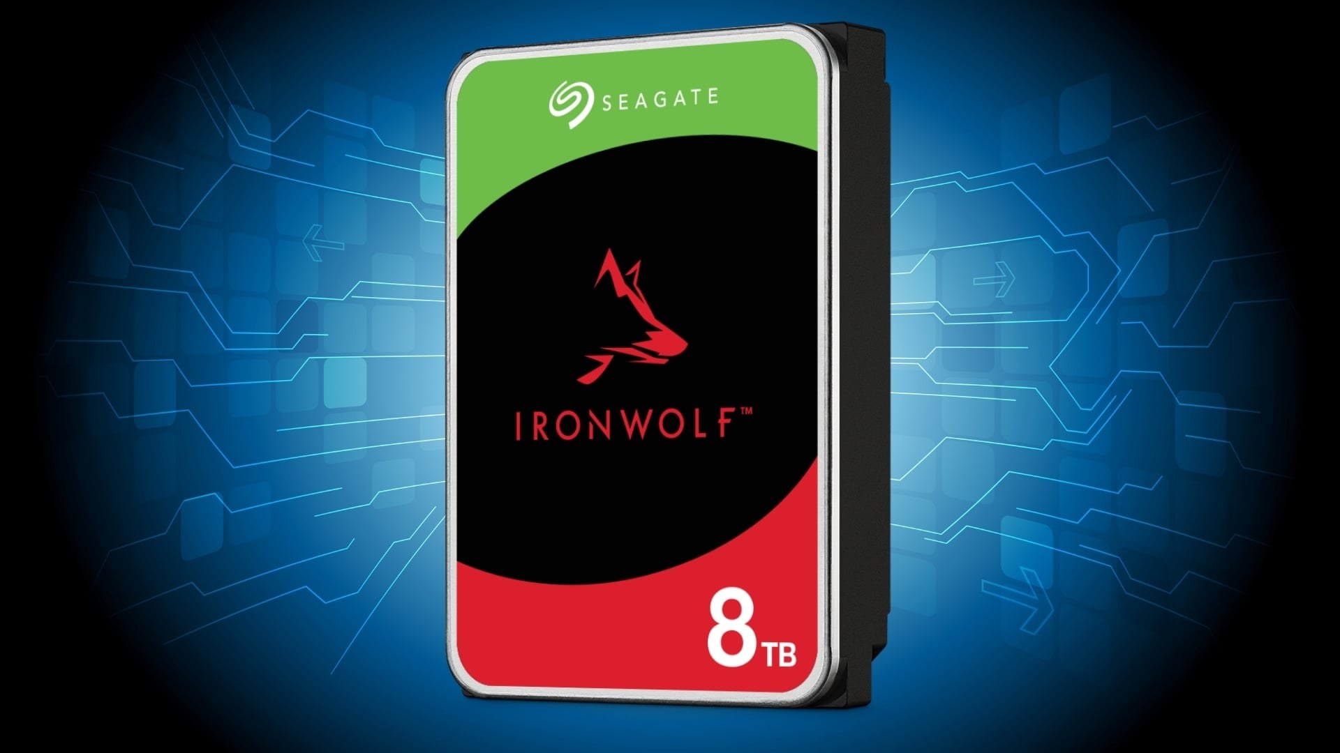 Ổ cứng HDD Seagate IronWolf NAS 8TB ST8000VN004 - Tối ưu hiệu suất RAID và bảo vệ dữ liệu chủ động