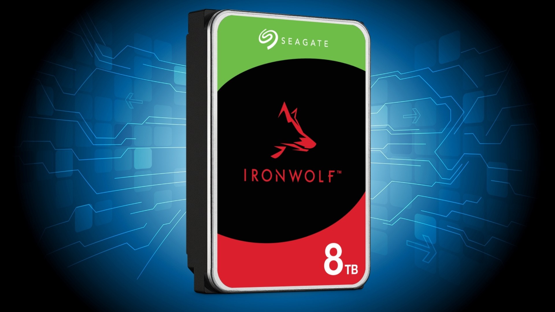 Ổ cứng HDD Seagate IronWolf NAS 8TB ST8000VN004 - Tiết kiệm điện năng, tương thích với nhiều thương hiệu NAS phổ biến