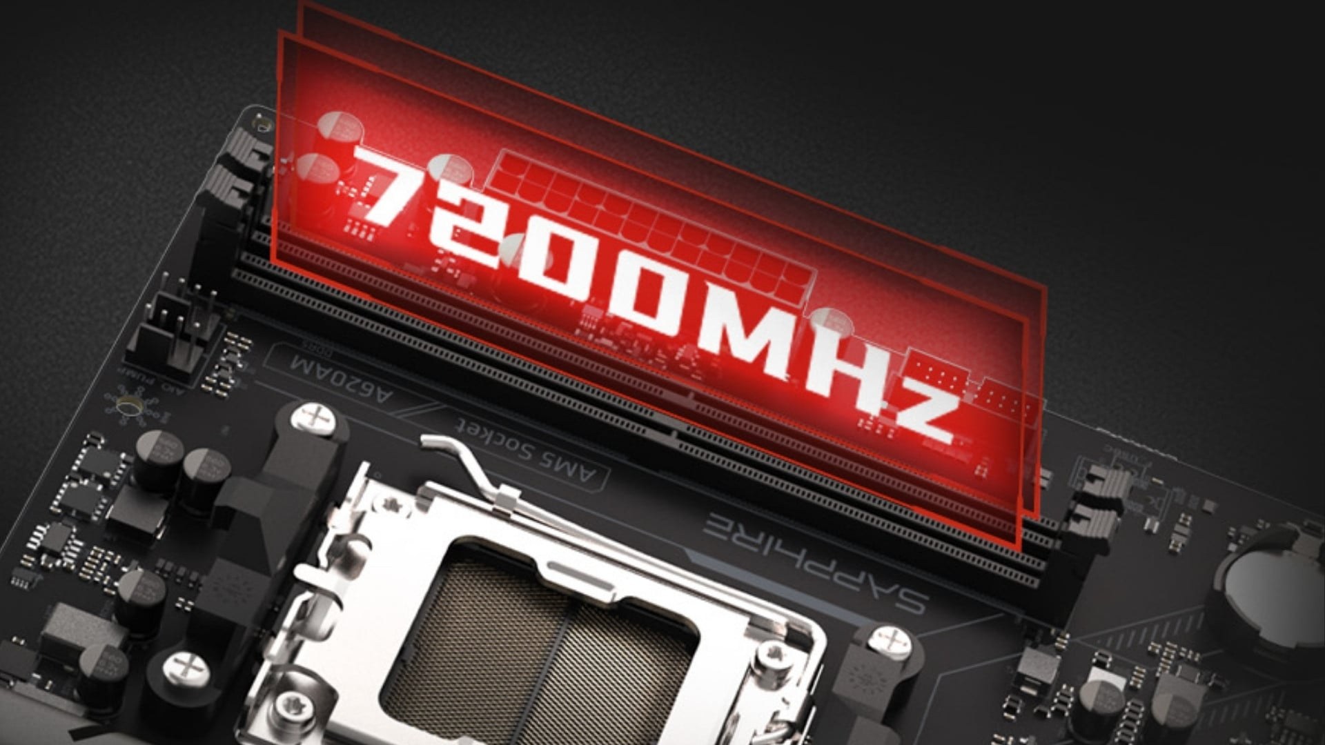 Mainboard SAPPHIRE PULSE A620AM (52118-03-40G) - hỗ trợ OC lên đến 7600 MHz