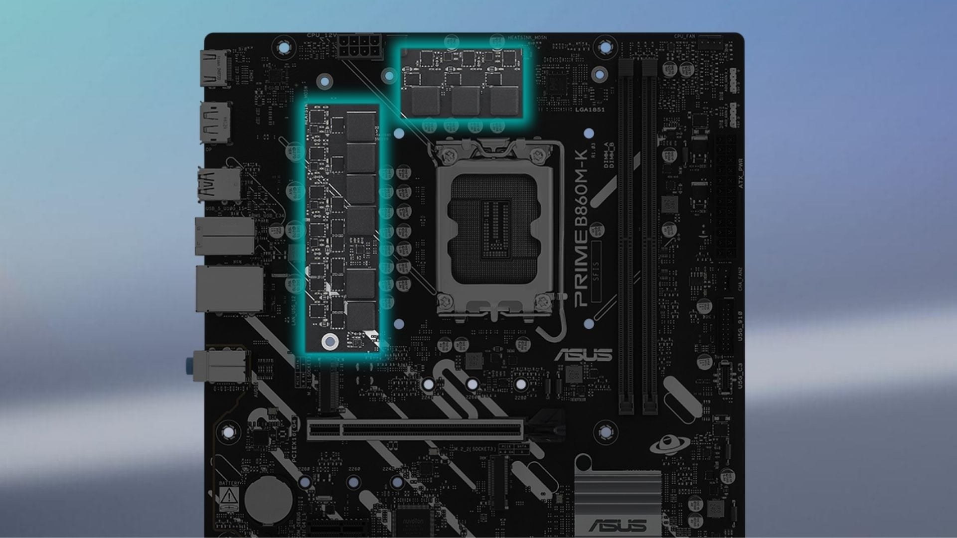 Mainboard ASUS PRIME B860M-K-CSM DDR5 – nguồn điện mạnh mẽ