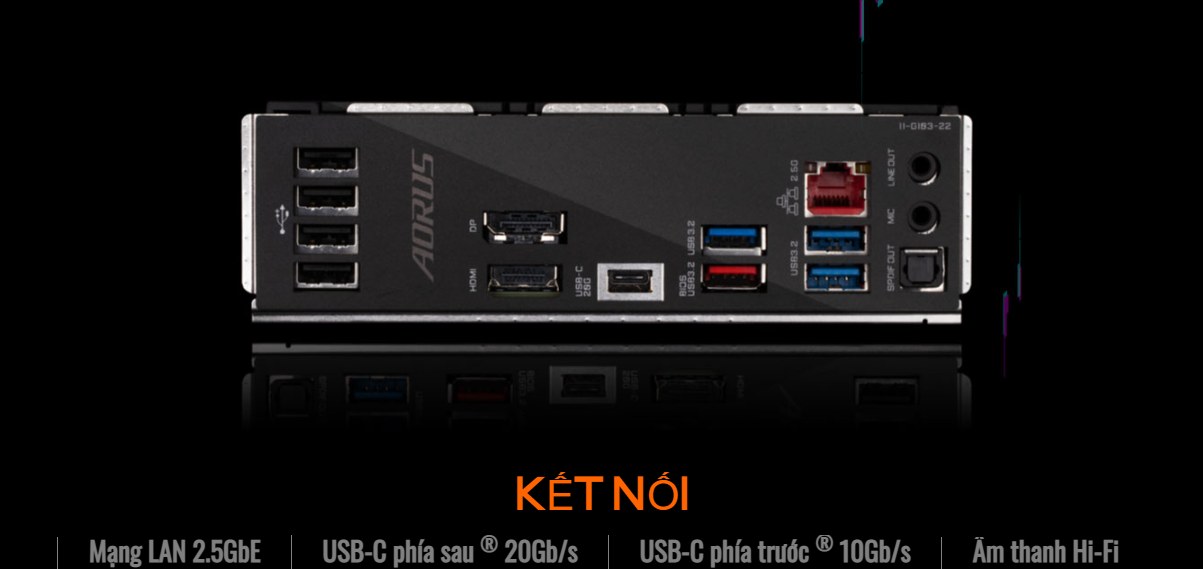 Mainboard Gigabyte B760M AORUS Elite AX Wifi DDR5 | LGA 1700, mATX, 4 khe RAM