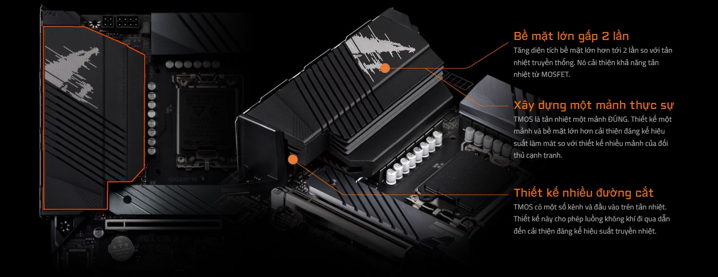 Mainboard Gigabyte B760M AORUS Elite AX Wifi DDR5 | LGA 1700, mATX, 4 khe RAM