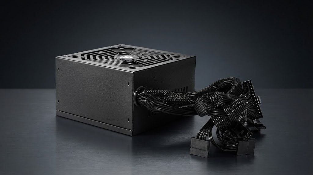 Nguồn máy tính Jetek ST550 V3 550W | 450W Liên tục, Non Modular, Cáp dẹt, ATX, Đen