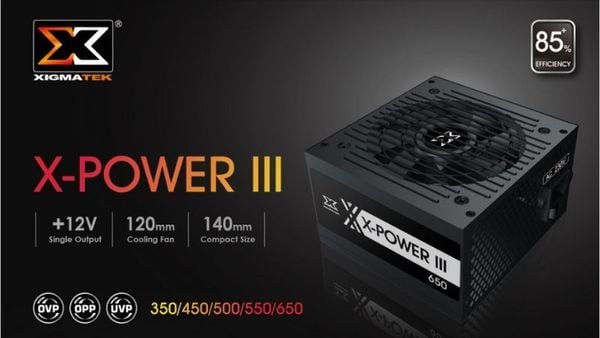 Nguồn máy tính Xigmatek X-Power Iii 350 Box | Non Modular, ATX