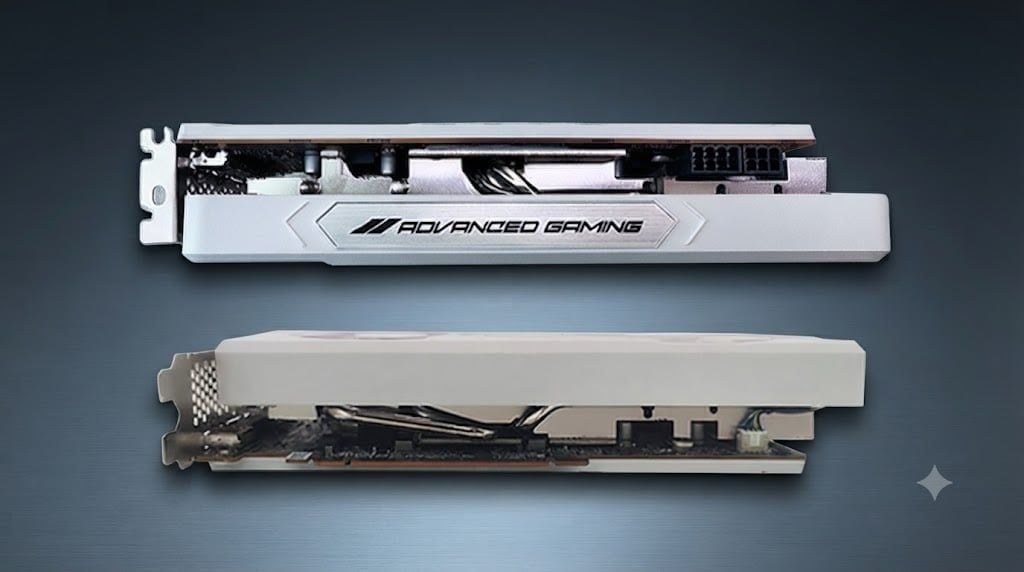Card màn hình OCPC Radeon RX 6700 XT XK White | 12GB GDDR6, 192-bit, PCIe 4.0, Dual Fan