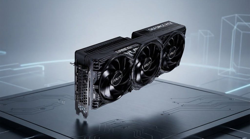 Card màn hình Palit GeForce RTX 5080 GamingPro 16GB GDDR7 | 10752 CUDA, 256-bit, 30Gbps
