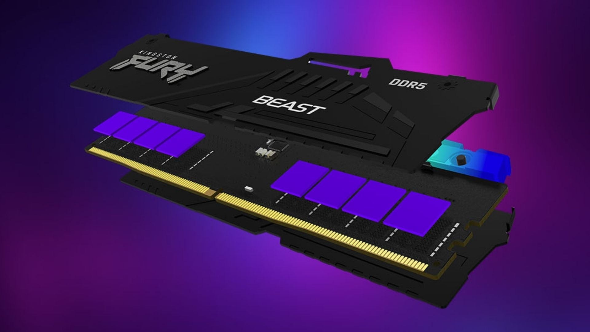 RAM DDR5 64GB Kingston Fury Beast RGB 5600 - On-die ECC (ODECC)