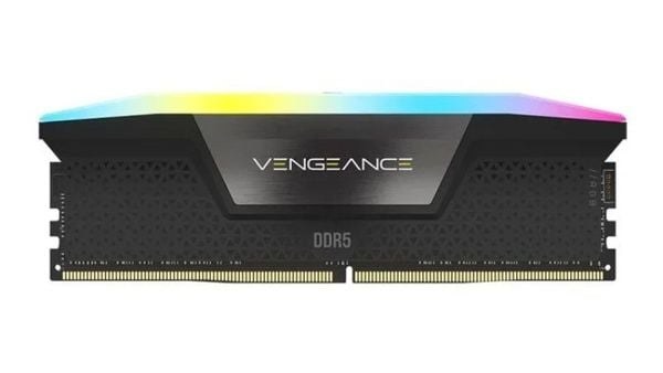 RAM Corsair Vengeance RGB 32GB DDR5 6000MHz đèn RGB tùy chỉnh tạo nên phong cách độc đáo cho hệ thống PC của bạn