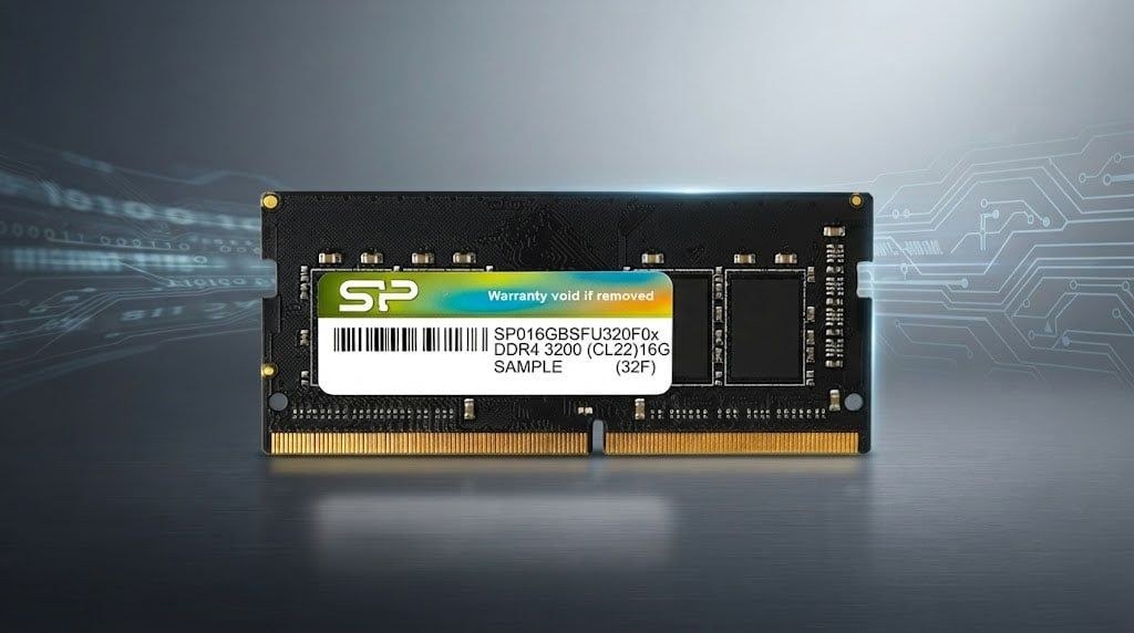 RAM Laptop Silicon Power 16GB DDR4 | (1x16GB), 3200MHz SP016GBSFU320X02