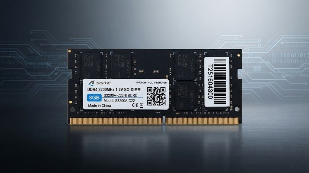 RAM Laptop SSTC 8GB DDR4 | (1x8GB), 3200MHz
