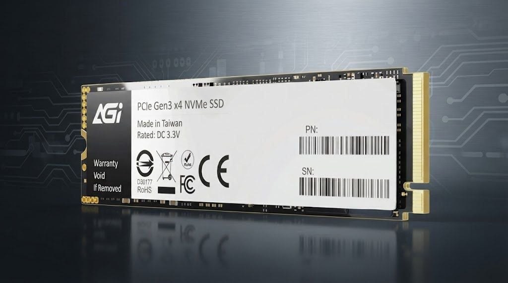 Ổ cứng SSD AGI AI198R 256GB (AGI256G80AI198R-CB) | PCIe Gen3 x4 NVMe, M.2 2280, 3D NAND