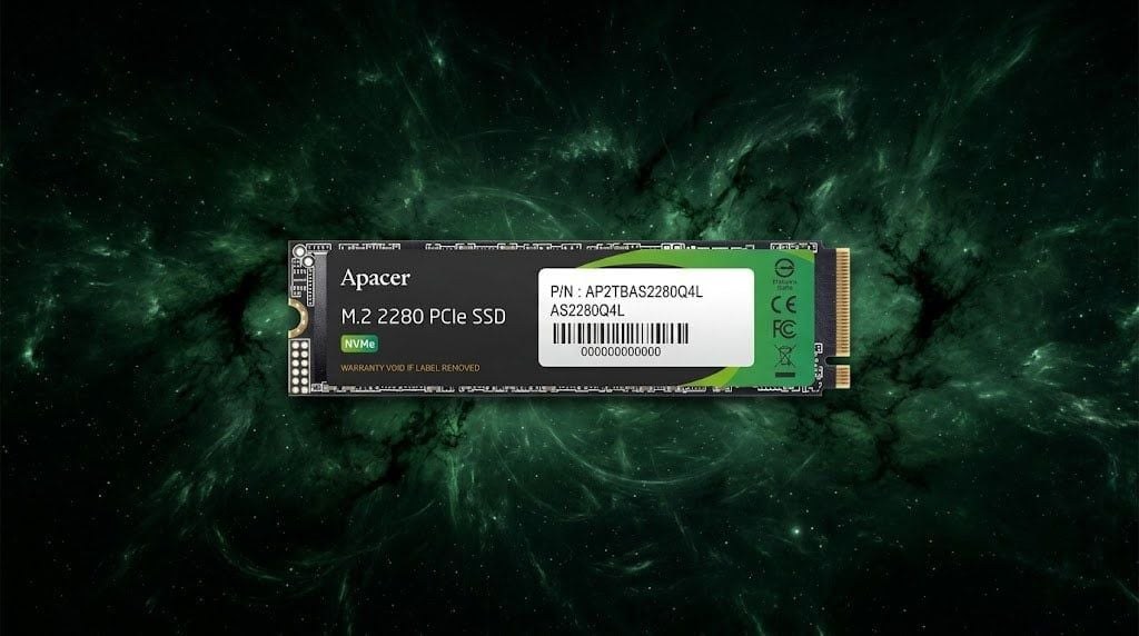 Ổ cứng SSD Apacer AS2280Q4L 1TB (AP1TBAS2280Q4L-1) | PCIe Gen4 x4 NVMe, M.2 2280