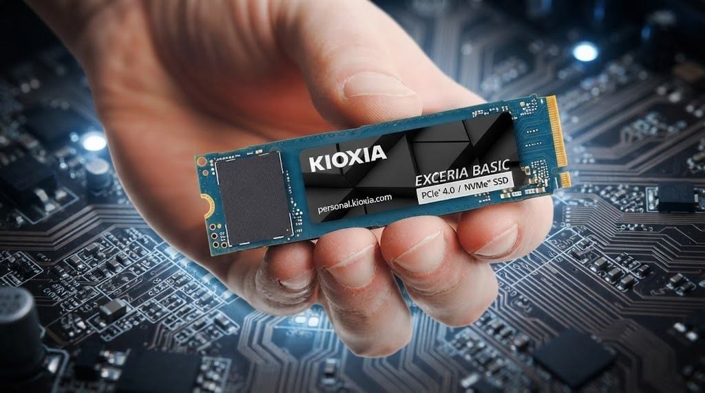 Ổ cứng SSD Kioxia Exceria Basic 2TB NVMe Gen4 (LSF10Z002TG8) | M.2 2280, PCIe Gen4 x4, 7.300 MB/s