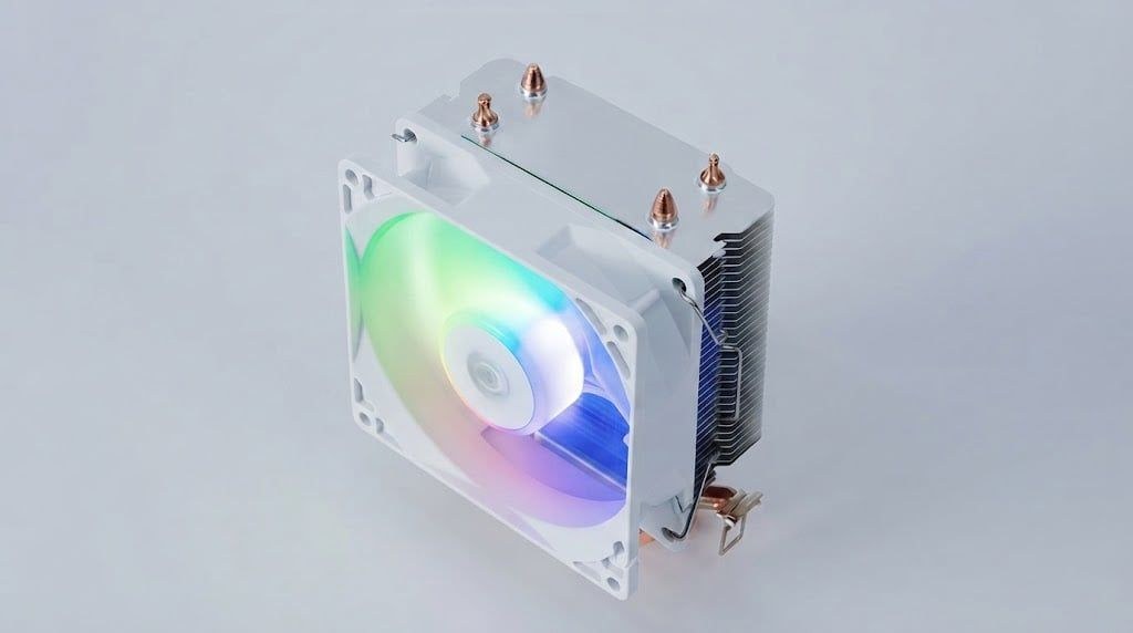Tản nhiệt khí Jungle Leopard A220 Trắng | Fan 92mm, LED RGB Fixed