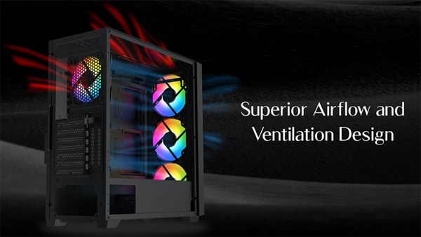 Thùng máy Case Xigmatek Alpha Pano M (Micro ATX) - Black sở hữu kích thước nhỏ gọn