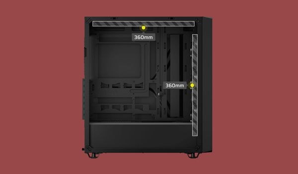 Thùng máy Corsair 3200D RS Mid-Tower (Sẵn 3 Fan Không LED) (CC-9011334-WW) | ATX, Kính cường lực, Đen