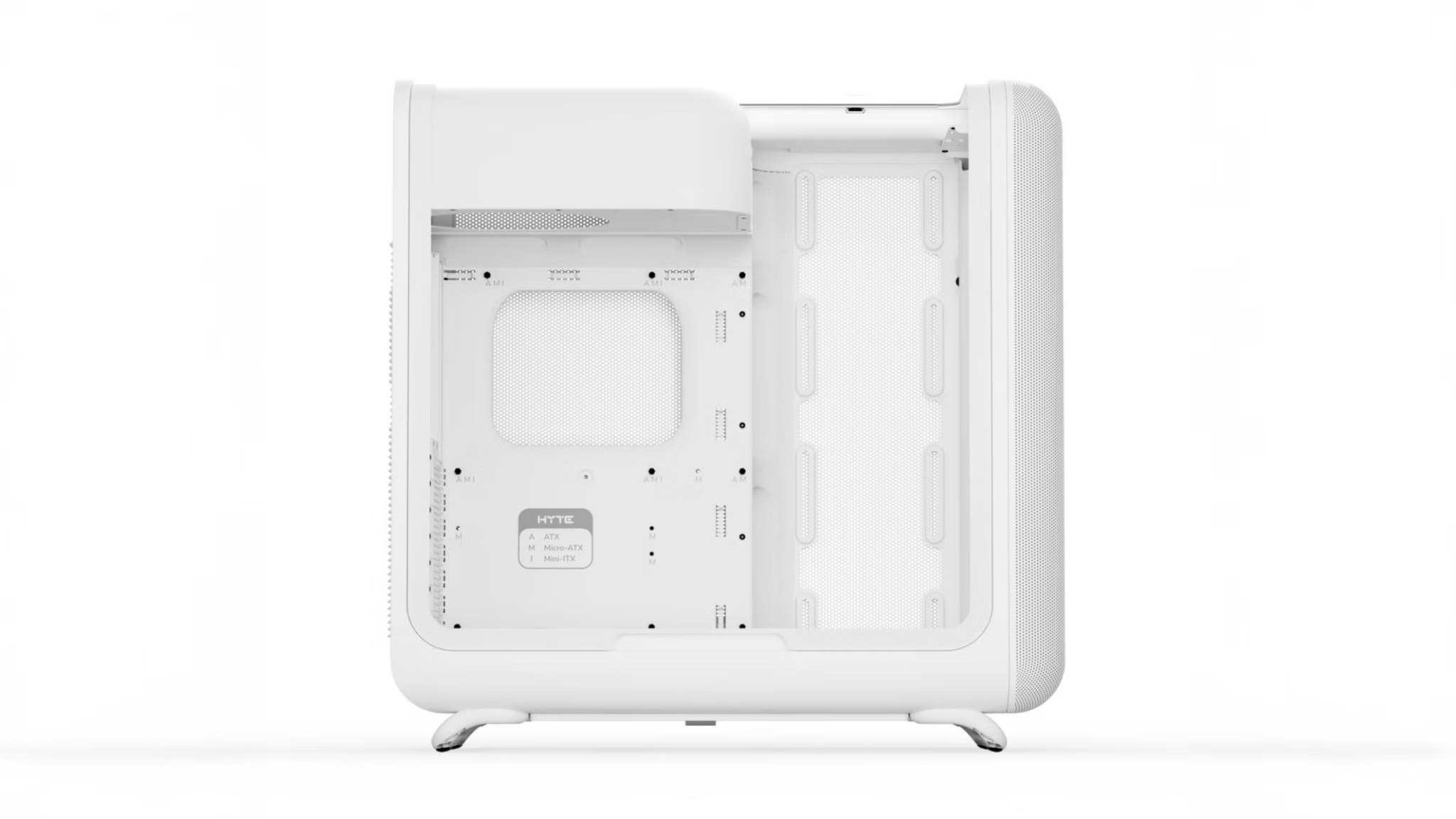 HYTE X50 Snow White - Tăng cường hiệu quả làm mát