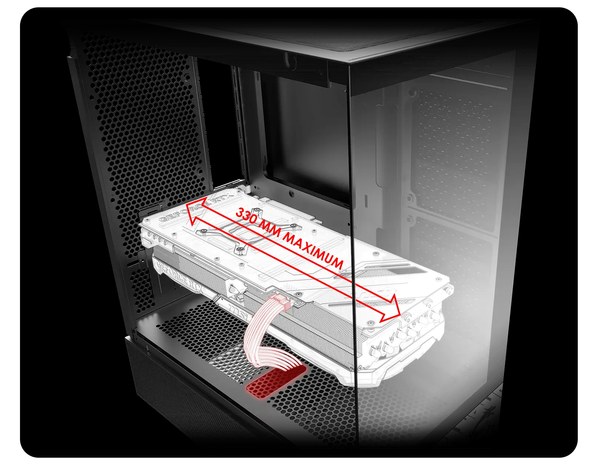 Thùng máy MSI PAG PANO M110A M-ATX | Kèm 3 Fan RGB, Đen