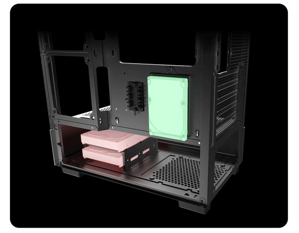 Thùng máy MSI PAG PANO M110A M-ATX | Kèm 3 Fan RGB, Đen